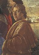 Sandro Botticelli Detail from the Adoraton of the Magi oil painting artist